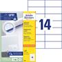 Label, universal, 105x42,3 mm, AVERY ZWECKFORM, 1400 label/pack